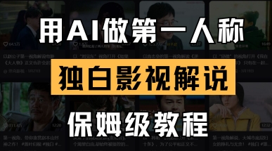 用AI做第一人称独白影视解说，手把手教学，保姆级教程-Zv头条
