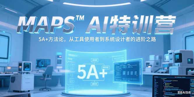 MAPSAI特训营，掌握 5A+方法论，从工具使用者到系统设计者的进阶之路-Zv头条