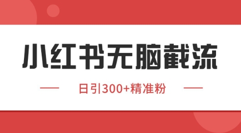 小红书截流同行客源，独家野路子获客玩法 日引200+暴力获客【揭秘】-Zv头条