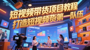 短视频带货项目教程，打造短视频带货第一队伍-Zv头条